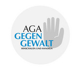 csm_AGA_gegen_Gewalt_final_Plakette_dd210dadb3.jpg Key Visual AGA gegen Gewalt